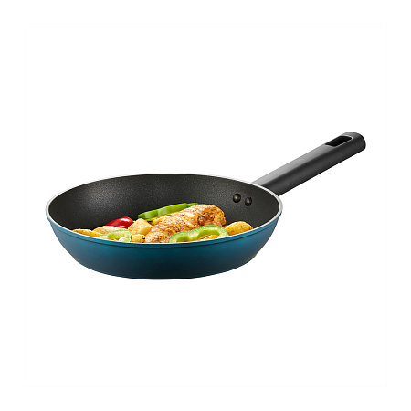 Ambition, Frying Pan, Azzuro, 24 Cm, Qualum Basic Coating, Aluminium