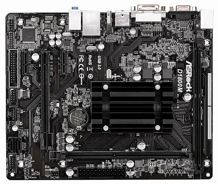 MB ASRock D1800M (Dual-Core Celeron J1800/2xDDR3/2xSATA2, mATX) MB ASRock D1800M (Dual-Core Celeron J1800/2xDDR3/2xSATA2, mATX)