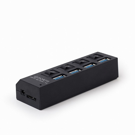 USB  3.0 Hub 4-port Gembird "UHB-U3P4-22", Black