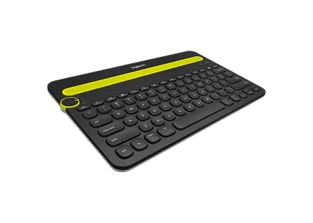 Wireless Keyboard Logitech K480 Multi-Device, Compact, FN key, Cradle, Bluetooth, EN, Black  