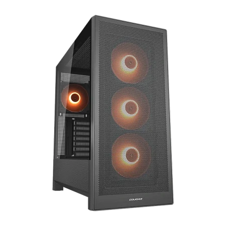 Компьютерный корпус Cougar MX230 RGB, Midi-Tower, Без блока питания, Чёрный
