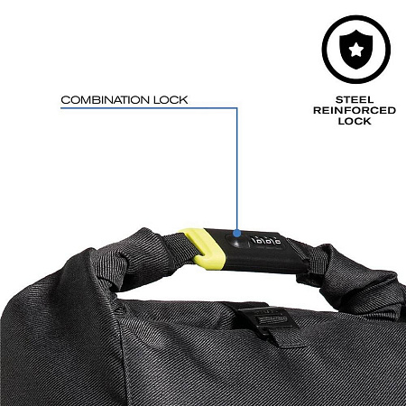 Backpack Bobby Urban Lite, anti-theft, P705.501 for Laptop 15.6" & City Bags, Black