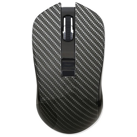 Wireless Mouse Qumo Kevlar, Optical, 800-1600 dpi, 4 buttons, Ambidextrous, 1xAA, Black