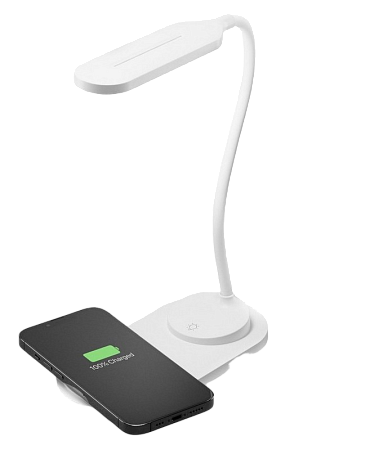 Cellularline LED Eye lamp, with Wireless Charging, White