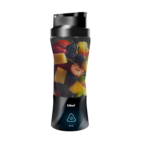 Libra Portable Blender Large Capacity USB-C 95x95x280mm, Black