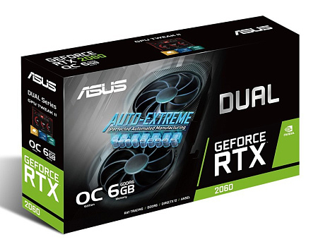 VGA ASUS RTX2060 6GB GDDR6 Dual EVO OC (DUAL-RTX2060-O6G-EVO) VGA ASUS RTX2060 6GB GDDR6 Dual EVO OC (DUAL-RTX2060-O6G-EVO)