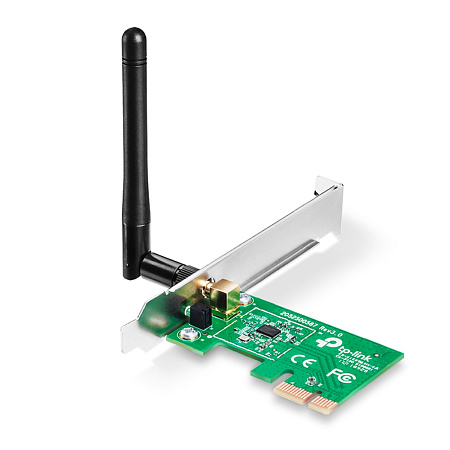 PCIe Wi-Fi N LAN Adapter TP-LINK "TL-WN781ND", 150Mbps PCIe Wi-Fi N LAN Adapter TP-LINK "TL-WN781ND", 150Mbps