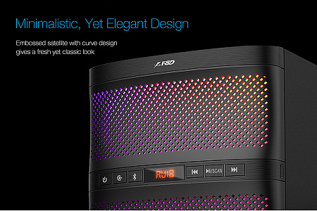 Speakers F&D F580X Black, 2.1 Computer Multimedia Speaker