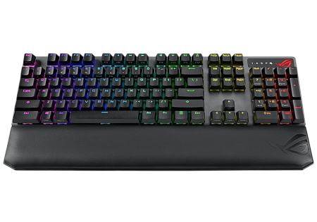 Клавиатура ASUS ROG Strix Scope NX Wireless Deluxe, Беспроводное, Чёрный