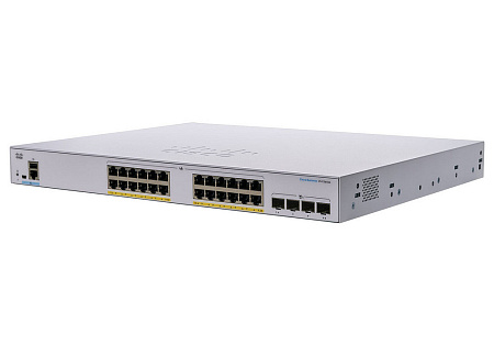 24-port Gigabit PoE Smart Switch Cisco CBS250-24P-4X, 4 x 10G SFP+