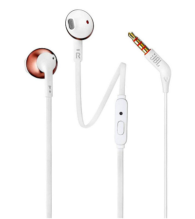 Earphones  JBL  T205 Rose Gold