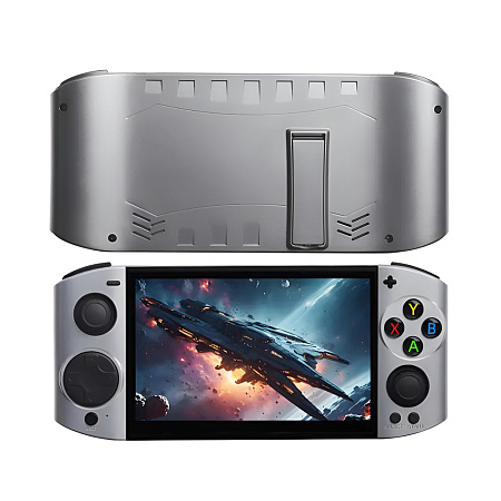 Retro Game Console 09 Ultra Handheld 5.1 inch OLED, 128GB Built-in Games Linux PSP, Black
