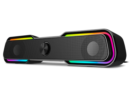 Speakers SVEN "450" Black, 10w, USB power / DC 5V, RGB Light