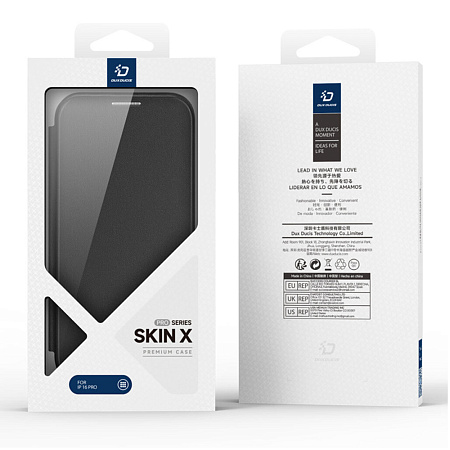 DUX DUCIS Case iPhone 16 Pro Max Skin X Pro with MagSafe, Black