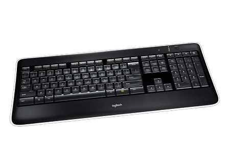 Клавиатура Logitech K800, Беспроводное, Чёрный