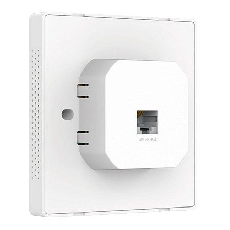 Wi-Fi N Access Point TP-LINK "EAP115-Wall", 300Mbps, Omada Centralized Management, PoE, Wall-Plate