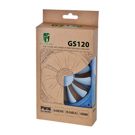 PC Case Fan Deepcool GamerStorm GS120, 120x120x20mm, 18-32dB, 900-1800RPM, 62CFM, PWM, Hydro Bearing