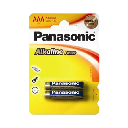 Panasonic "ALKALINE Power" AAA Blister* 2, Alkaline, LR03REB/2BP