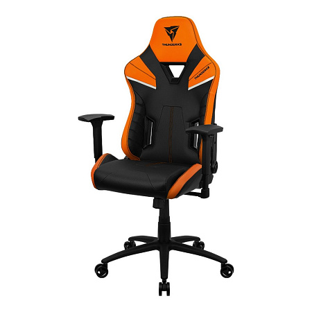 Gaming Chair ThunderX3 TC5  Black/Tiger Orange, User max load up to 150kg / height 170-190cm