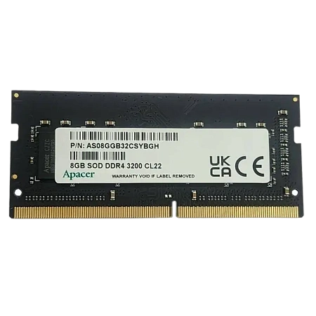 Оперативная память Apacer AS08GGB32CSYBGH, DDR4 SDRAM, 3200 МГц, 8Гб,процессоры ,оперативная память, ssd, M2, hdd, кейсы