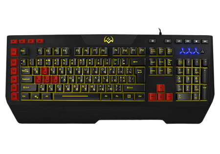 Клавиатура SVEN KB-G9600, Проводное, Чёрный