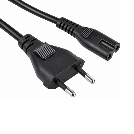 Figure of Eight Lead Power Cable - EU 2 Pin (Bulk/OEM)