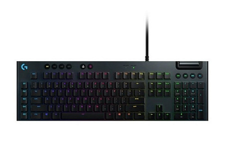 Gaming Keyboard Logitech G815, Mechanical, GL Tactile, Ultra thin, Aluminum, Macro, G-Keys, Media сo