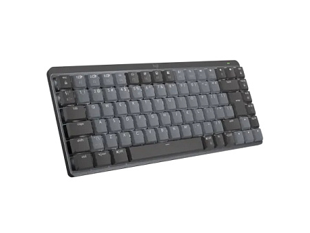 Wireless Keyboard Logitech MX Mechanical Mini, Low-profile switches, Clicky SW, Aluminium, Dual colo