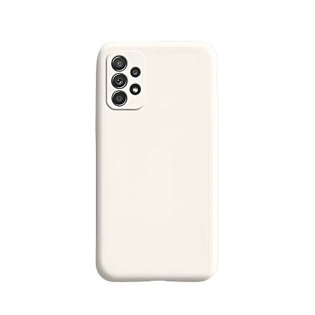Helmet Case Liquid Silicone Samsung A32, White
