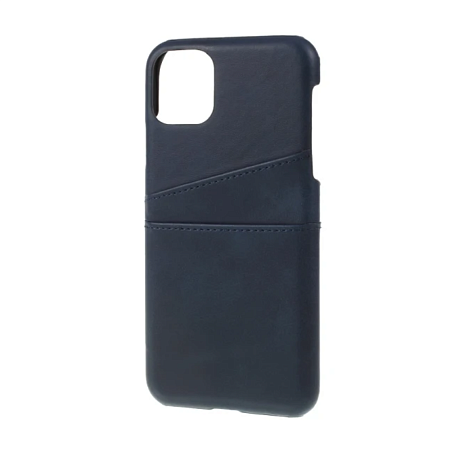 Helmet Case Leather with Pocket iPhone 11, Blue