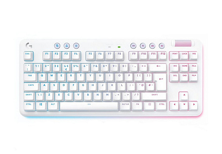 Gaming Wireless Keyboard Logitech G715, Mechanical, TKL, GX Tactile, PBT keys, Media сontrols, Volum