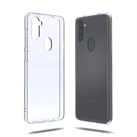 Helmet Case TPU Soft Samsung M11, Clear