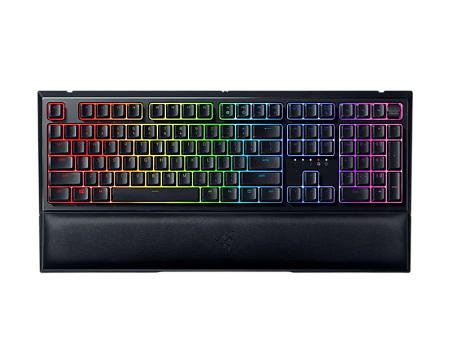 Gaming Keyboard Razer Ornata V2, Mecha-Membrane, Digital Wheel, Media Controls, Wrist Rest, Macro, R
