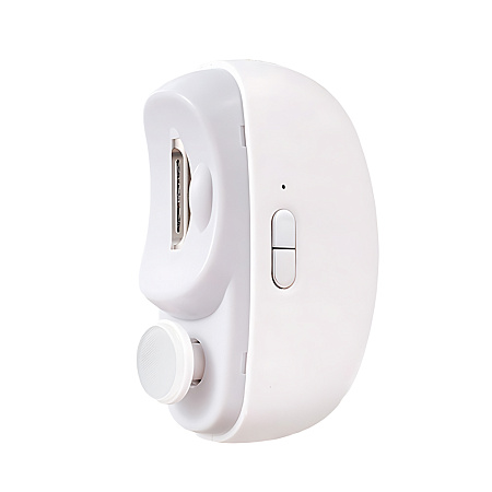 Electric Nail Clipper, Nail File and Manicure, CH705, White