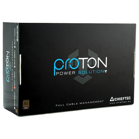 Power Supply ATX 750W Chieftec PROTON BDF-750C, 80+ Bronze, 140mm, Active PFC, DC/DC, Full Modular, 