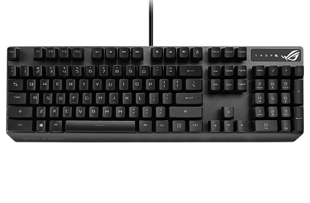 Gaming Keyboard Asus Strix Scope RX, Mechanical, RX Red Optica SW, RGB, PBT, IP57, USB Passthrough, 