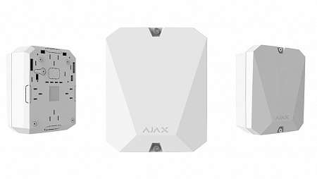 Ajax Wireless Security Transmitter "MultiTransmitter", White, NC,NO, EOL contact type; 18 zones Ajax Wireless Security Transmitter "MultiTransmitter", White, NC,NO, EOL contact type; 18 zones