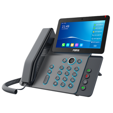 Fanvil V67 Black, Flagship Smart Video Phone, 7" Color Display