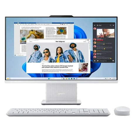 Моноблок Lenovo IdeaCentre 3 27AKP10, 27", AMD Ryzen 7 250, 16Гб/512Гб, Без ОС, Cloud Grey