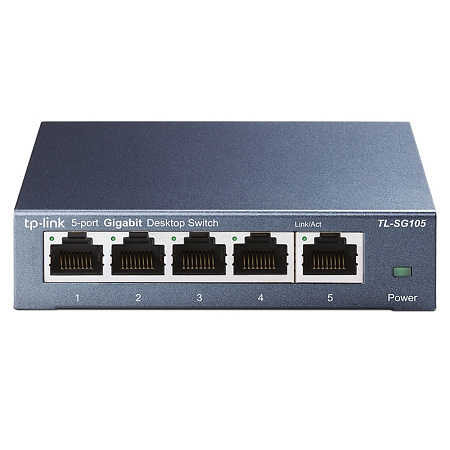 .5-port 10/100/1000Mbps Switch TP-LINK "TL-SG105", steel case .5-port 10/100/1000Mbps Switch TP-LINK "TL-SG105", steel case