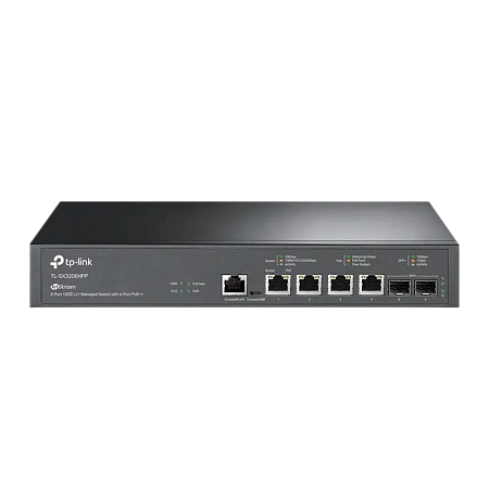 Сетевой коммутатор TP-LINK TL-SX3206HPP, 802.3bt/at/af PoE+ Сетевой коммутатор TP-LINK TL-SX3206HPP, 802.3bt/at/af PoE+