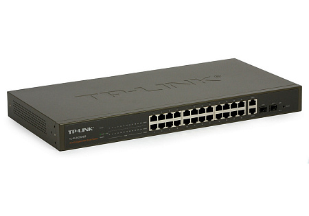 24-port 10/100Mbps Switch TP-LINK "TL-SL2428WEB", 2-port 10/100/1000Mbps, 2xSFP expansion slots 24-port 10/100Mbps Switch TP-LINK "TL-SL2428WEB", 2-port 10/100/1000Mbps, 2xSFP expansion slots