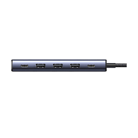 UGREEN HUB 5in1 Type-C to DP 1. 4K@60Hz + 3*USB 3.0 + USB Type-C + PD 100W | CM511, Gray