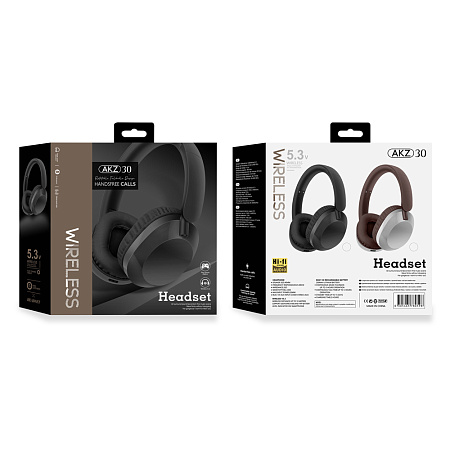 Musen Wireless Headphones over ear AKZ-30, Black Musen Wireless Headphones over ear AKZ-30, Black