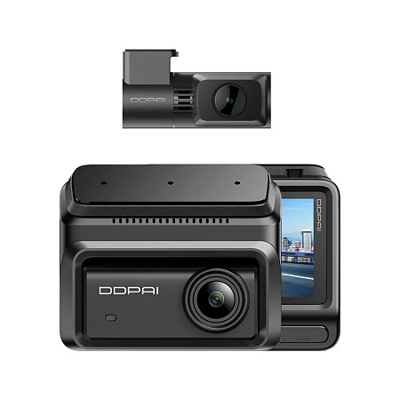 DDPai Dash Cam Z90 Dual + Rear Camera
