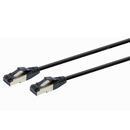 Patch Cord Cat.8 15m, Black, PP8-LSZHCU-BK-15M, Cablexpert, Low Smoke Zero Halogen (LSZH)