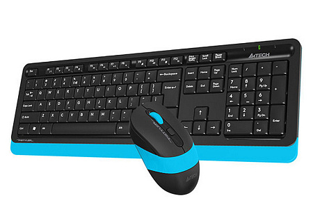 Wireless Keyboard & Mouse A4Tech FG1010, 12 Fn Keys, Laser Engraving, Splash Proof, 1200-2000dpi, 4 Wireless Keyboard & Mouse A4Tech FG1010, 12 Fn Keys, Laser Engraving, Splash Proof, 1200-2000dpi, 4