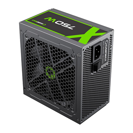 Power Supply ATX 750W GAMEMAX GX-750, 80+ Gold, 120mm, Active PFC, LLC+DC/DC, Temperature control fa Power Supply ATX 750W GAMEMAX GX-750, 80+ Gold, 120mm, Active PFC, LLC+DC/DC, Temperature control fa
