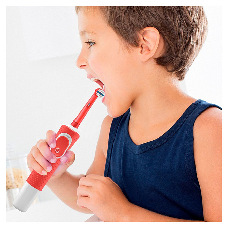 Насадка для электрической зубной щетки Oral-B Kids Mickey, Красный