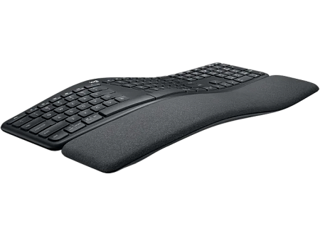Wireless Keyboard Logitech ERGO K860, Curved keyframe, Split layout, Ultra precise typing, Wrist res